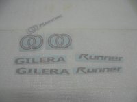 GILERA Runner Name Plate SET